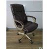 Image 2 : Global Furniture Black Rolling Executive Office Arm Chair