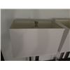 Image 2 : Qty 2 Metal Base Lamps w/ Square Shades