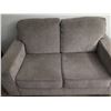 Image 4 : Ashley Gray Plush 2 Seat Sofa Loveseat w/ 2 Cushions 82"x38"x32"H