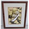 Image 1 : Framed Photographic Art: Shell, Signed 18 x 22