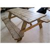 Image 1 : Wooden Picnic Table