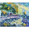 Image 1 : "Bank Bridge" Russian Impressionism oil #1846191