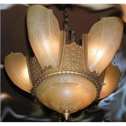 Art Deco Slip-in Chandelier #1846248