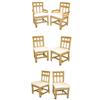 Image 1 : Set of 6 Brown Jordan Rattan Dining Chairs #1846340