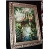 Image 1 : Oil on Canvas "The Pond" Impression #1846439