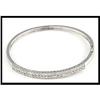 Image 1 : 18K BANGLE BRACELET-2 ROWS OF MAGNIFICENT #1846484
