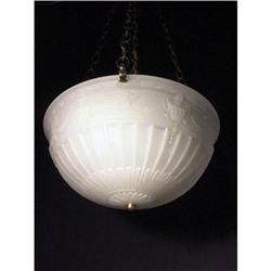 Opaline glass chandelier  #1846714