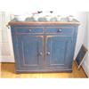 Image 1 : French Canadian painted 2 door  buffet #1846724