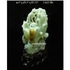Image 1 : Chinese White Jade Buddha Hand Cicada Display  #1846780