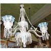 3 Lights acid carved Crystal chandelier #1846895