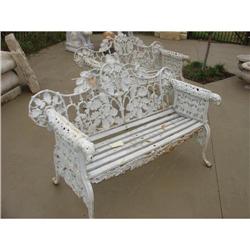 Pair of Antique French Garden Benches #1847018