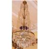 Image 1 : Crystal and Bronze Baltic Russian Chandelier #1859582