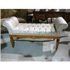 Image 1 : Tufted Upholstered French Style Bench #1859600