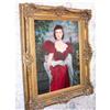Image 1 : Oil on Canvas "Scarlet O'Hara in Red Dress" #1859663