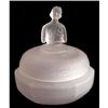 LILLIAN ll Satin Glass Powder Jar #1874719