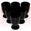 ADDIE Black Depression Glass Tumblers  #1874859