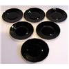 ADDIE Black Depression Glass Luncheon Plates #1874860