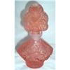 Czech Hand Made Pink Satin Glass Perfume  #1874873