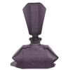 Purple Art Deco Art Glass Perfume Bottle #1874933