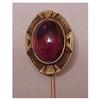 14K Art Nouveau Garnet Stickpin  (2 1/2&quot;) #1874951