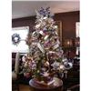 Image 1 : PURPLE DECOR ORNAMENT VICTORIAN CHRISTMAS TREE #1875331