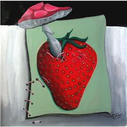 Contemporary Art Strawberry Mushroom Birth #1885235