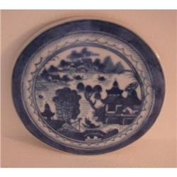 CHINESE EXPORT BLUE AND WHITE BLUE CANTON #1885262