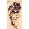 Art Nouveau Lge Sterling Brooch Flower #1885315