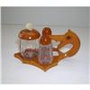 Bakelite Vintage Dragon Cruet:salt pepper #1885692