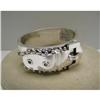 Victorian Sterling Silver Buckle Bangle #1885697