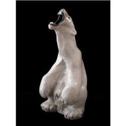 Royal Copenhagen Roaring Polar Bear Figure #1885725