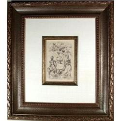 Scarce Cezanne Authentic 1914 Engraving #1885771