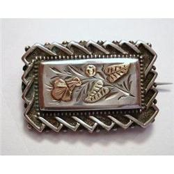 EXQUISITE VICTORIAN STERLING BROOCH #1897092