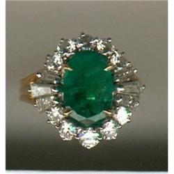 Exceptional Emerald and Diamond Ring #1897128