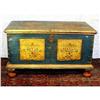 Image 1 : AUTHENTIC PAINTED BLANKET CHEST DATED 1838 #1897222