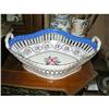 Image 1 : "Sevres" Porcelain Reticulated Basket #1897717