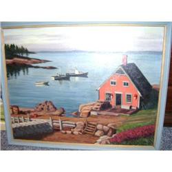 M. Barton Landscape / Seascape Oil on Canvas #1898114