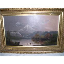 "Mt. Hood" Oil on Canvas by E.R. Lamb #1898117