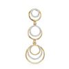Image 1 : 14k Two Tone Gold 0.28CTW Diamond Pendant, (I2/H-I)