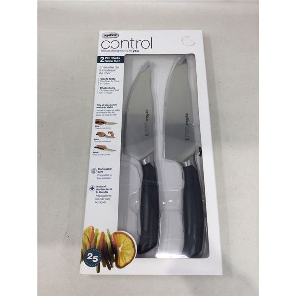 Zyliss Control 2 Piece Knife Set 8" and 6.5" Chefs Knifes
