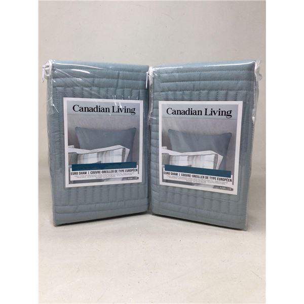Canadian Living Euro Sham 26" X 26" (Lot Of 2)