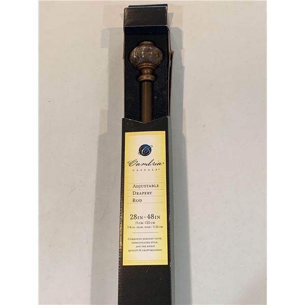 Cambria Casuals Adjustable Drapery Rod 28" - 48"