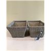 Image 1 : .Org Medium Storage Basket 12.5" X 8.5" X 6" (Lot Of 2)
