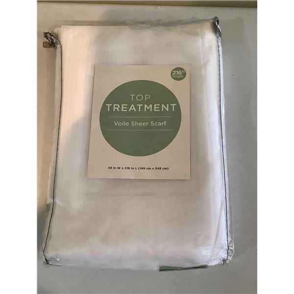 Voile Sheer Window Scarf