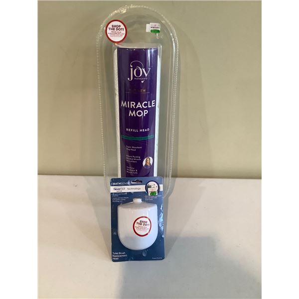 Miracle Mop Head Replacement & Toilet Brush Replacement head