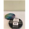 Image 3 : Lot of 8 Rnd Hammered Rainbow Coasters