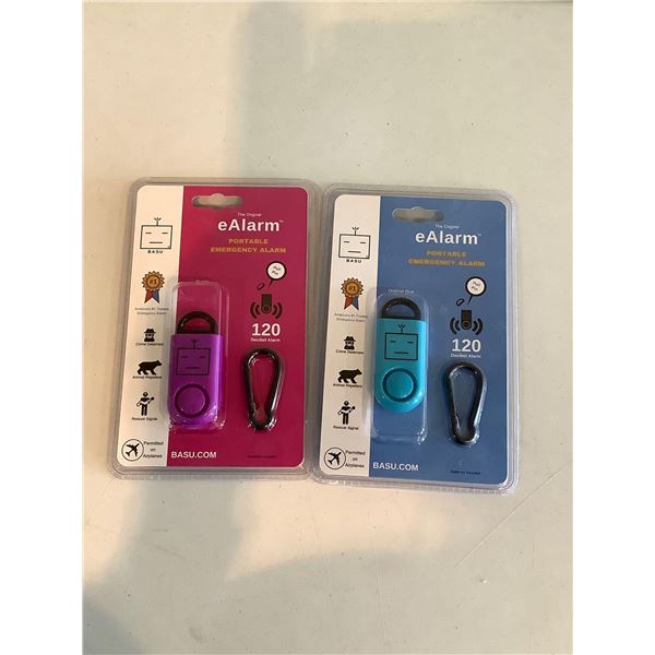 Lot of 2 eAlarm Portable Emergency Alarm system