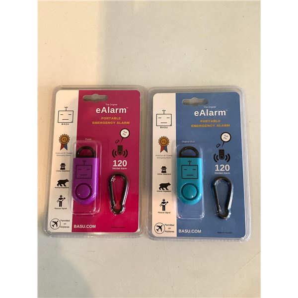 Lot of 2 eAlarm Portable Emergency Alarm