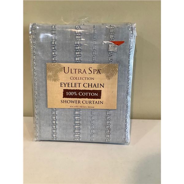 Eyelet Chain Shower Curtain