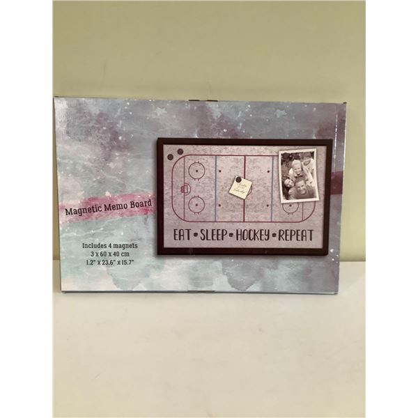 Magnetic Hockey Memo Board 24 x 16 inch